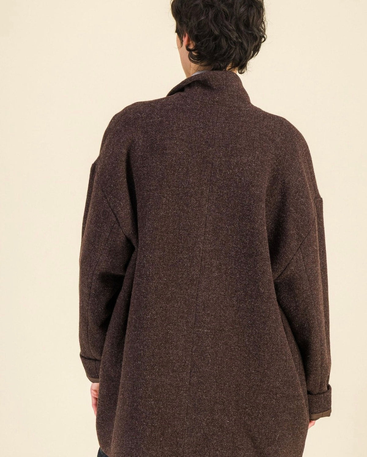 Veste Jean brun Six Sœurs