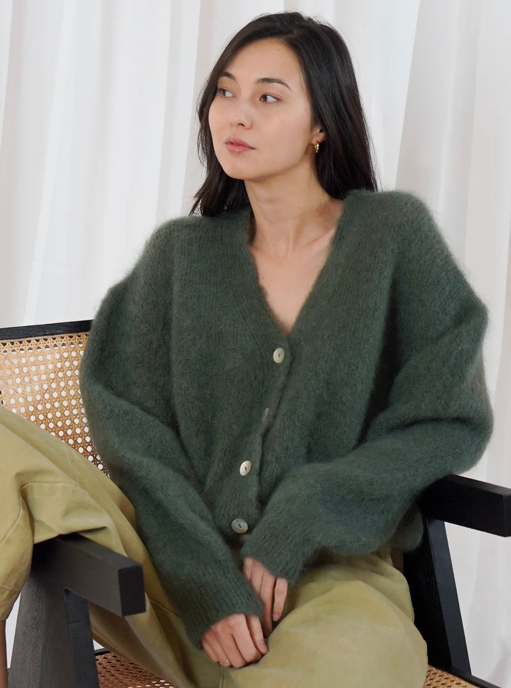 Cardigan Malia military Twns the label