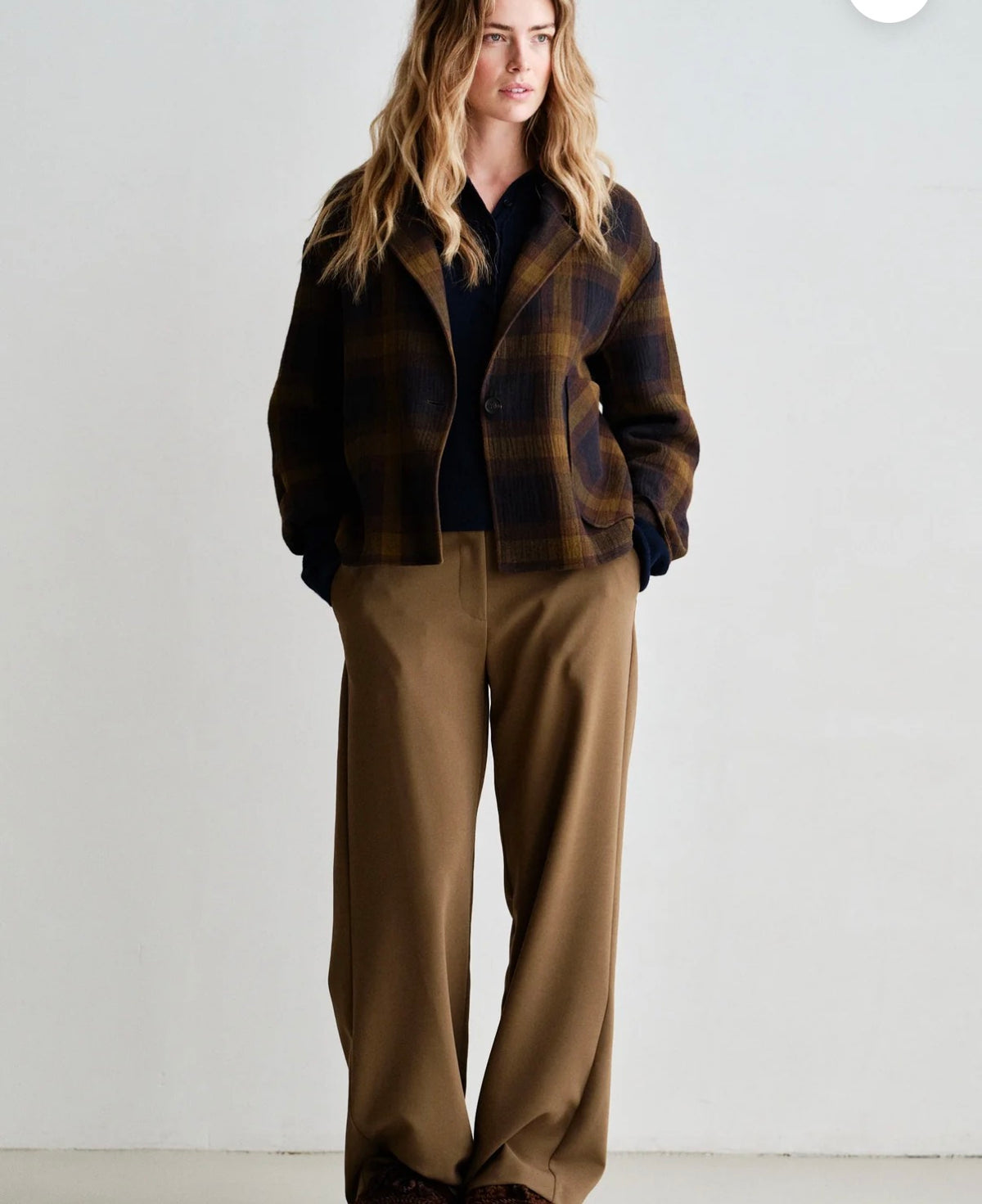 BLAZER (W26N1759) cheque Penn & Ink