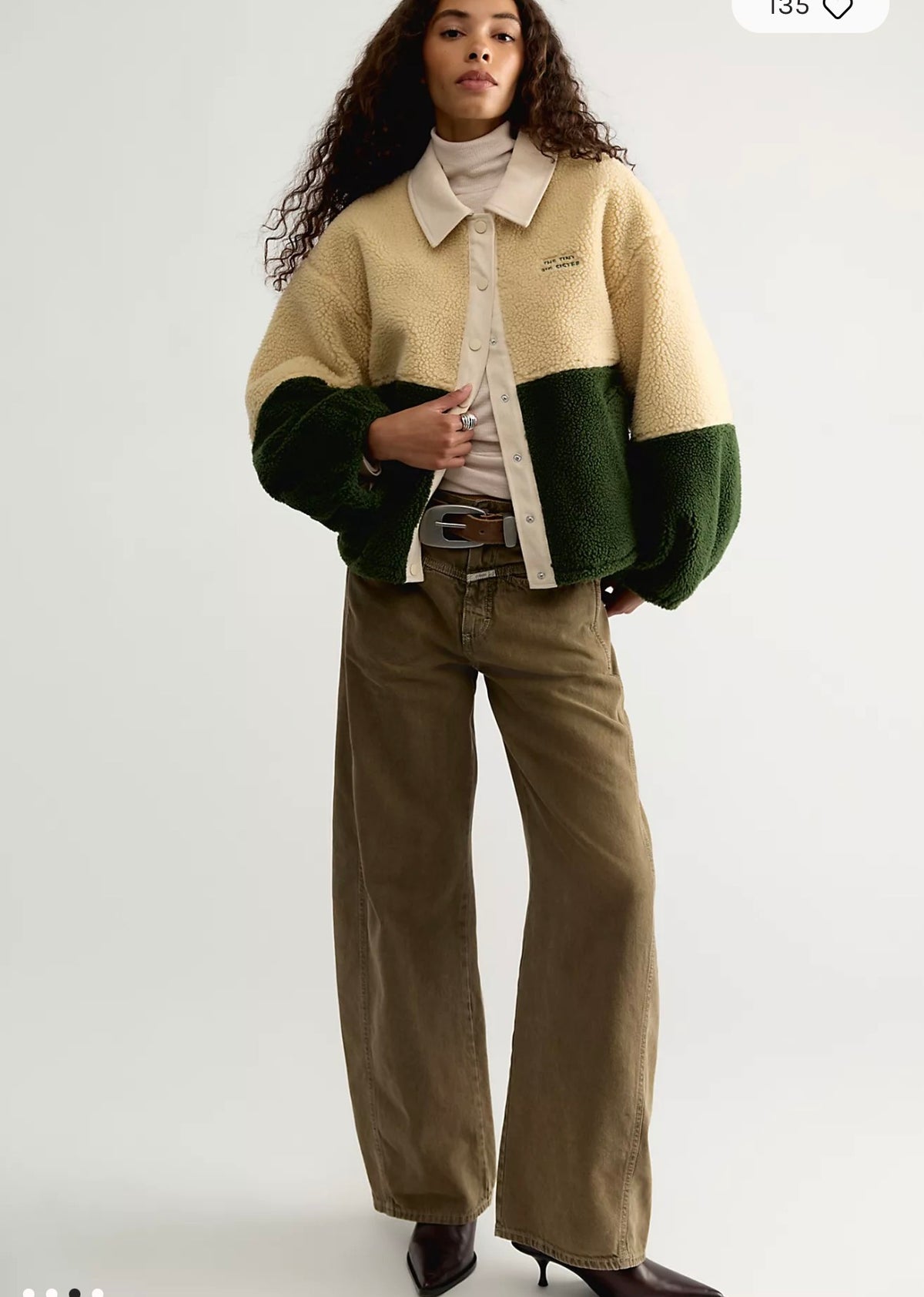 Veste col classique beige The tiny big sister
