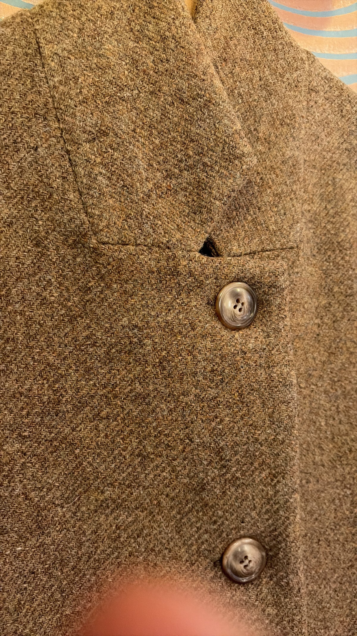 Veste Jean praline Six sœurs