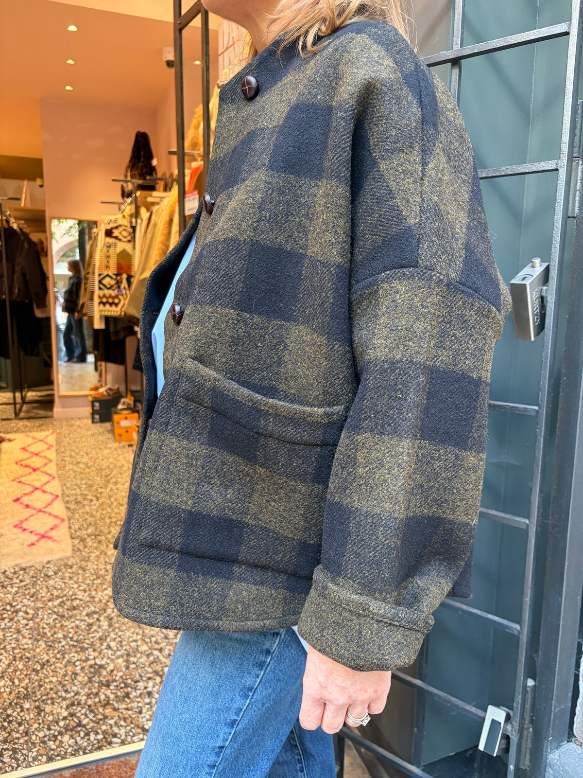 Veste Tanita carreaux Six Sœurs