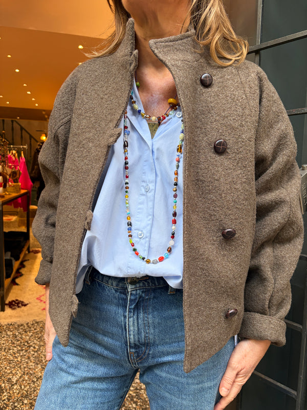 Blouson Éden kaki Six sœurs