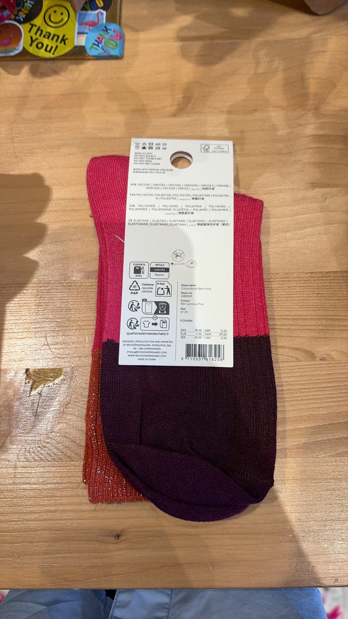 Chaussettes mi mollet Becksondergaard
