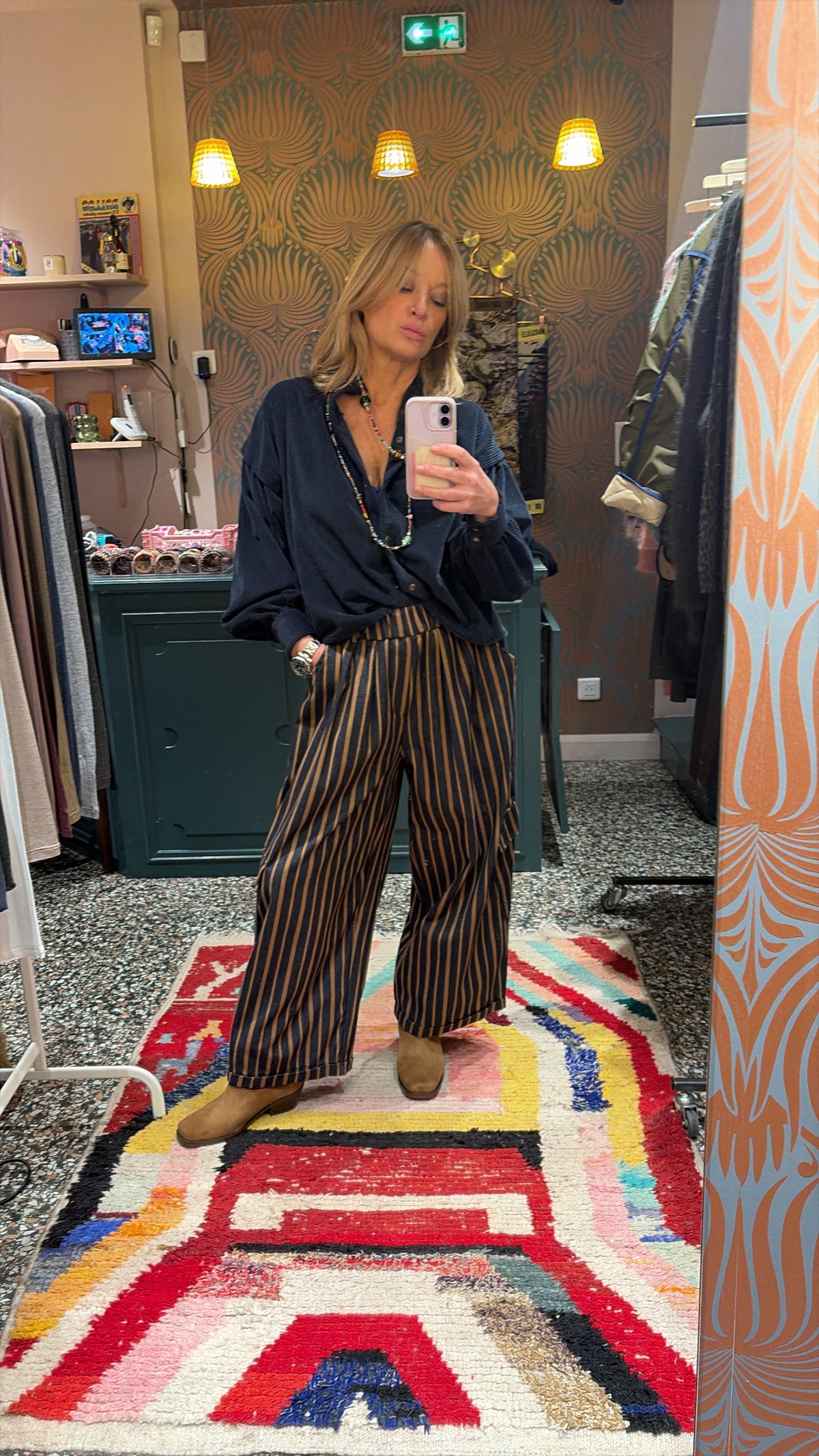 Pantalon rayures Johanna Paris