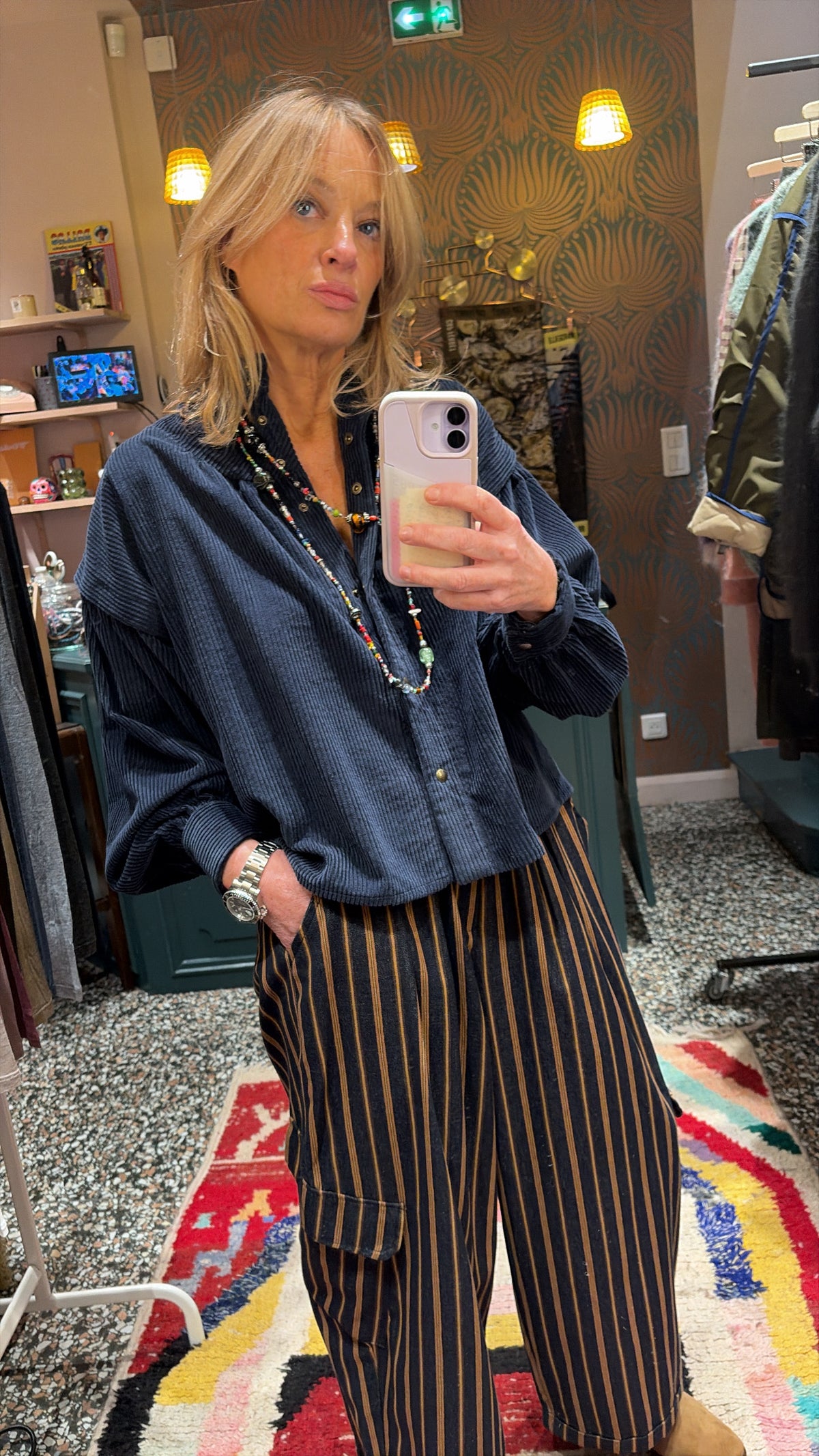 Pantalon rayures Johanna Paris