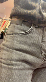 Jeans gris rayures Rhea Tokyo Caravan Pallas