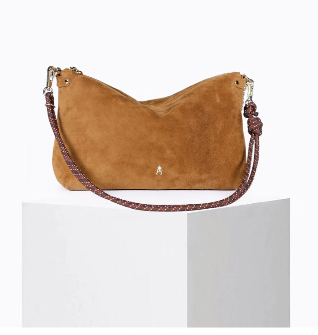 Mallow suede cognac