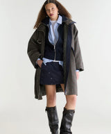 Manteau à carreaux Juny