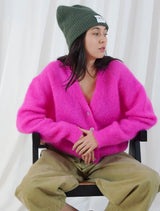 Cardigan Malia neon pink Twns the label