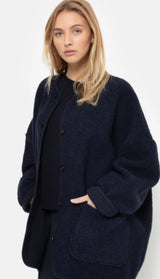 Veste Hannah noire en laine Âme Antwerp