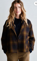 BLAZER (W26N1759) cheque Penn & Ink