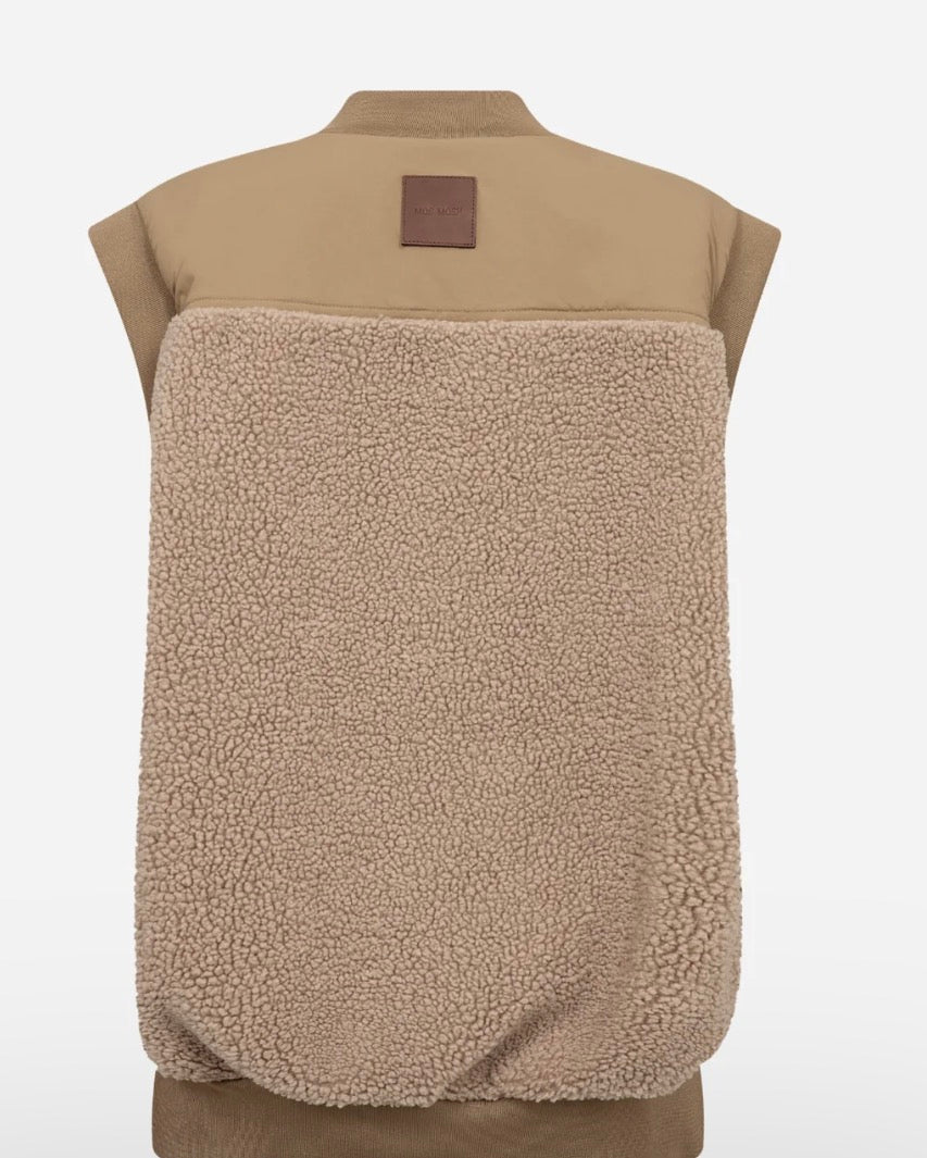 MMJovo Teddy vest Mos Mosh