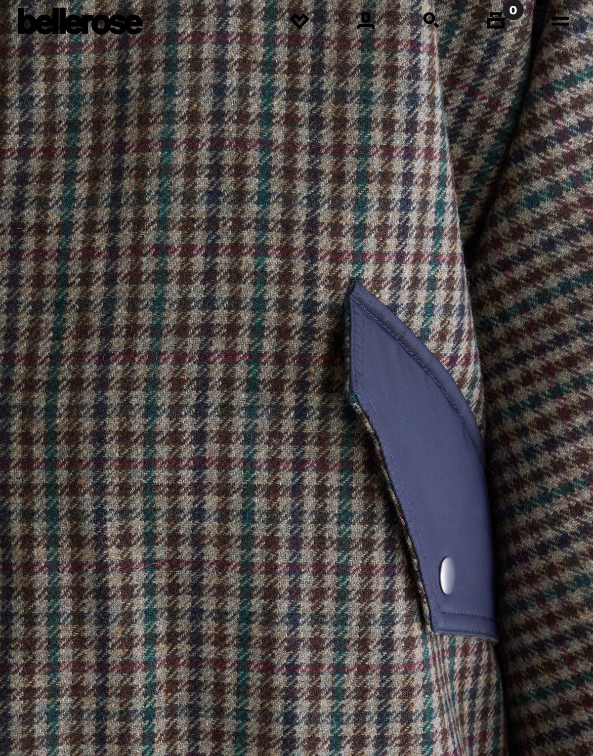 Manteau à carreaux Juny