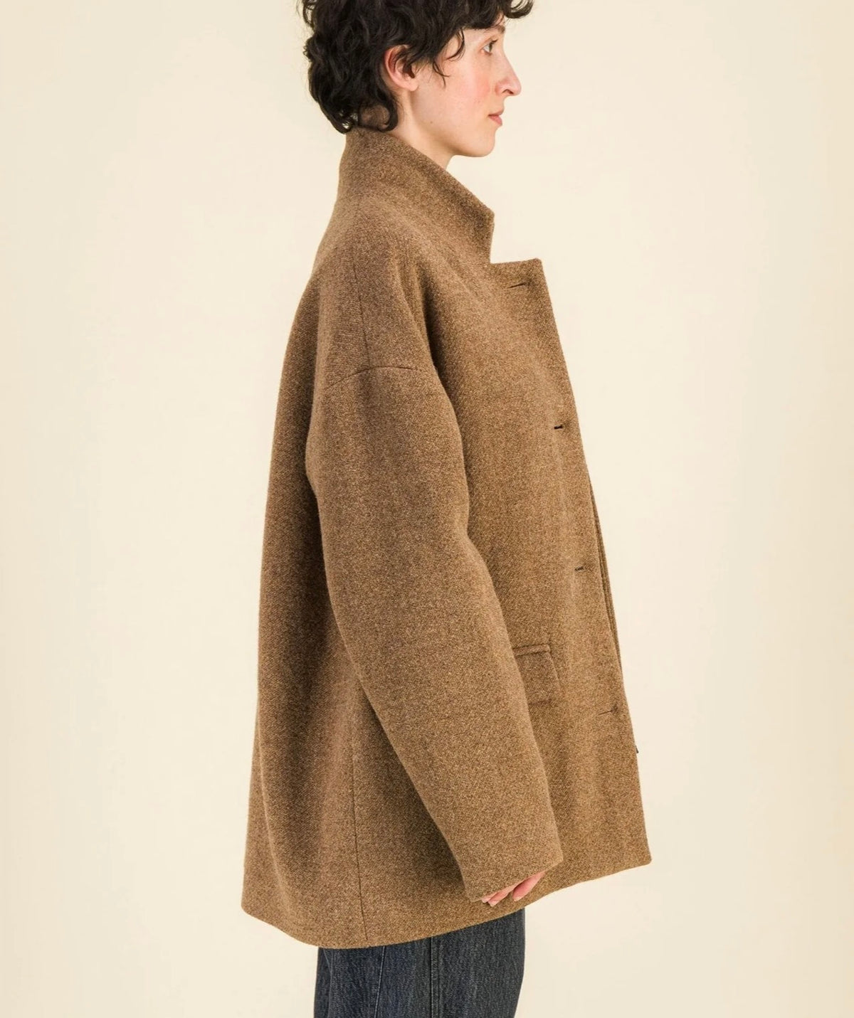 Veste Jean praline Six sœurs