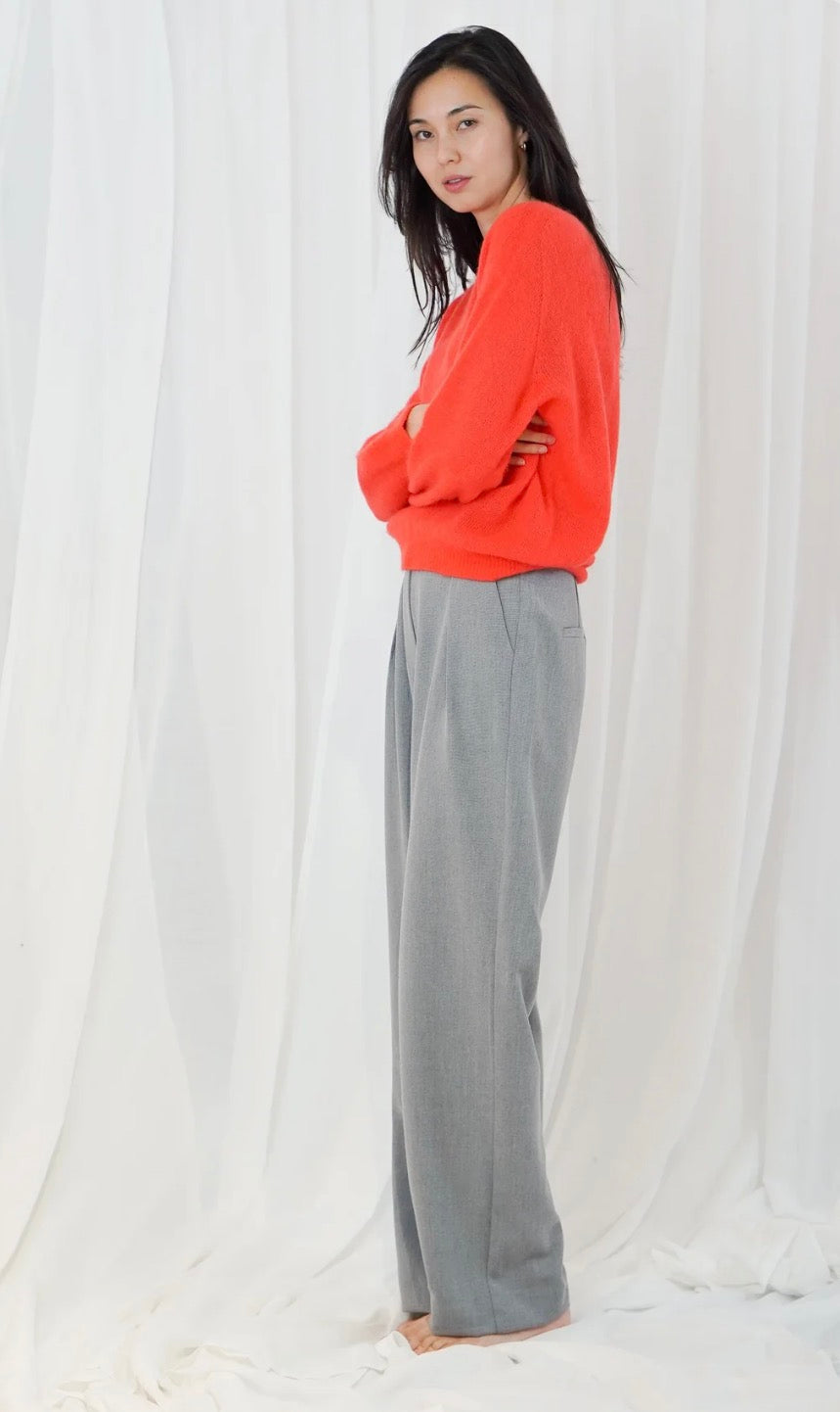 Pullover Sanibel orange fluo Twns the label