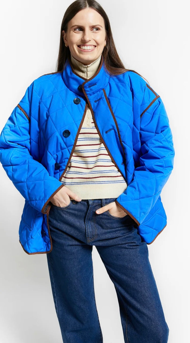 Blouson Warm up navy reversible Indee