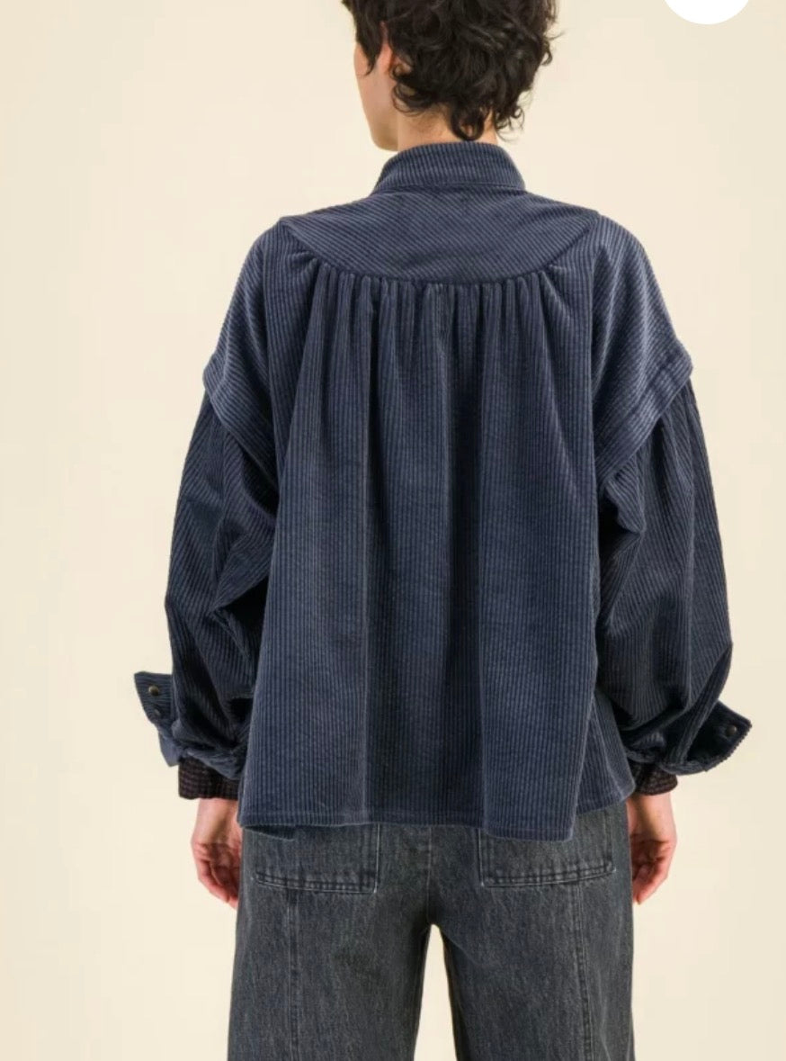 Chemise Juliette velours Six sœurs