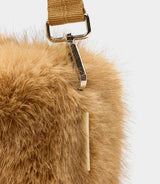 Sac à main en fausse fourrure Hochet Bellerose