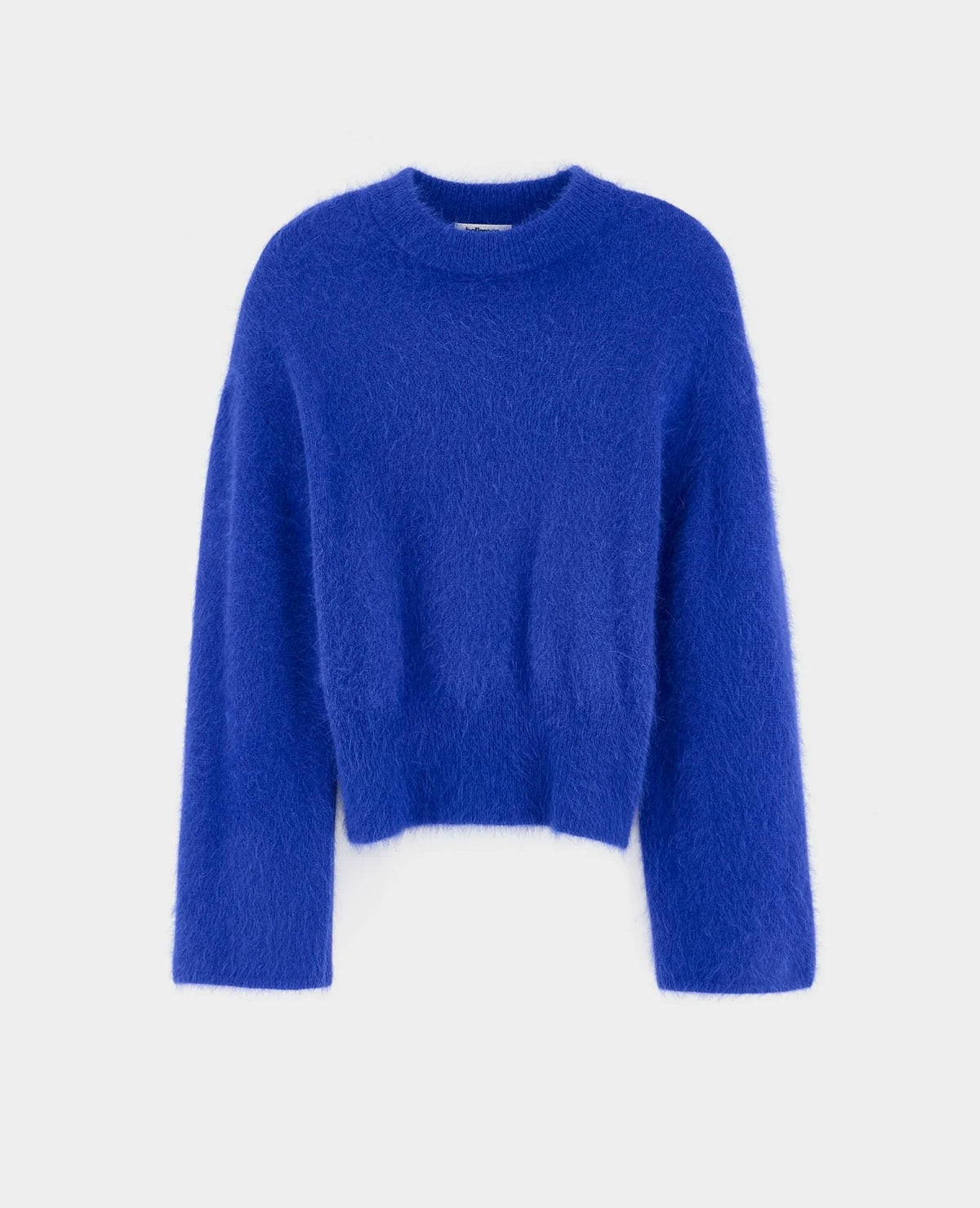 Pull droit en angora mélangé - Bleu – DATEKO Bellerose