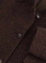 Veste Jean brun Six Sœurs