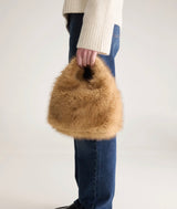 Sac à main en fausse fourrure Hochet Bellerose