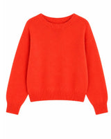Pullover Sanibel orange fluo Twns the label