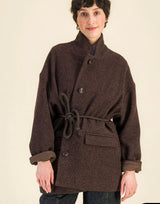 Veste Jean brun Six Sœurs