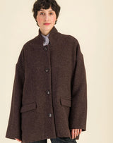 Veste Jean brun Six Sœurs