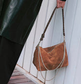 Mallow suede cognac