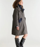 Manteau à carreaux Juny