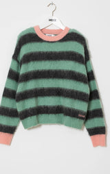 Pull en maille Willow vert jade