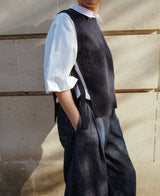 Gilet MM thora Tie en maille Mos Mosh