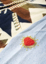 Veste ojos denim Perlas Maison Badigo