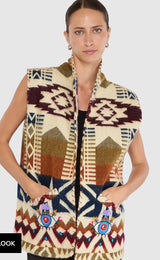 Veste dos ojos multicolore Maison Badigo