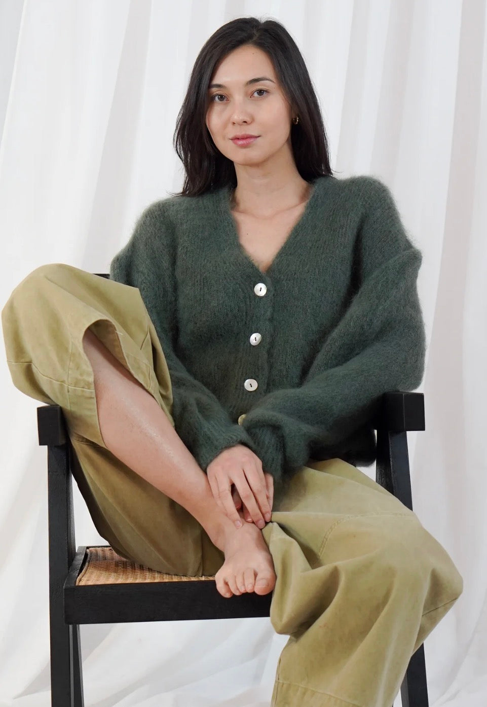 Cardigan Malia military Twns the label