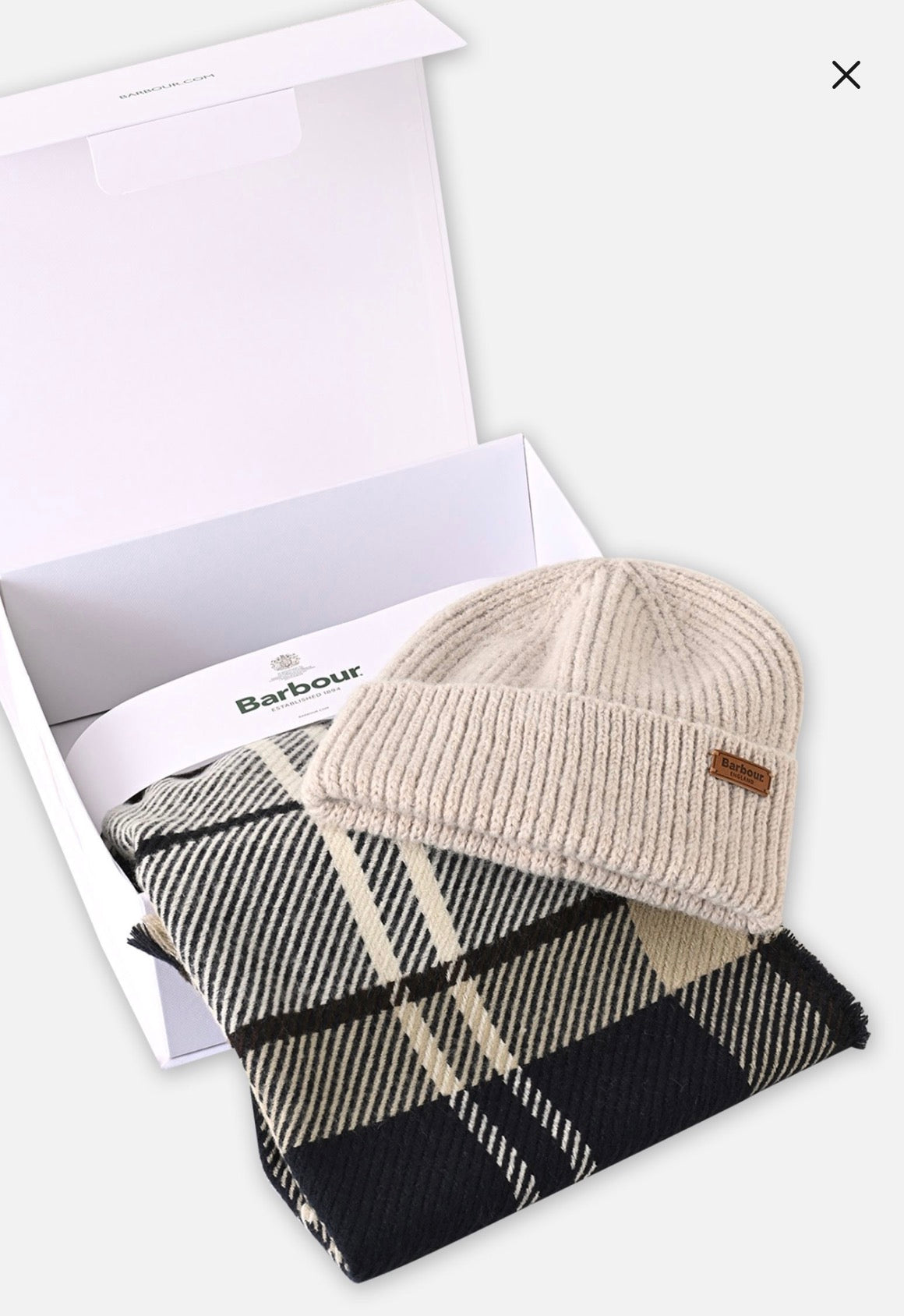 Coffret cadeau bonnet Pendle et écharpe Blair Barbour