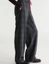 Pantalon droit à carreaux Solene Bellerose