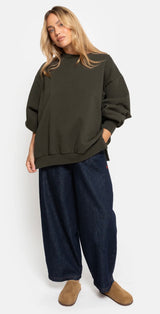 Sweat shirt oversized Ulla Ame Antwerp