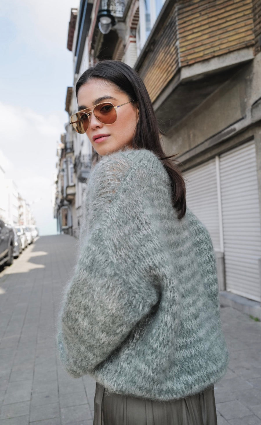 Pullover Tamara military snow Twns the label