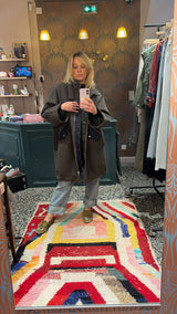Manteau à carreaux Juny
