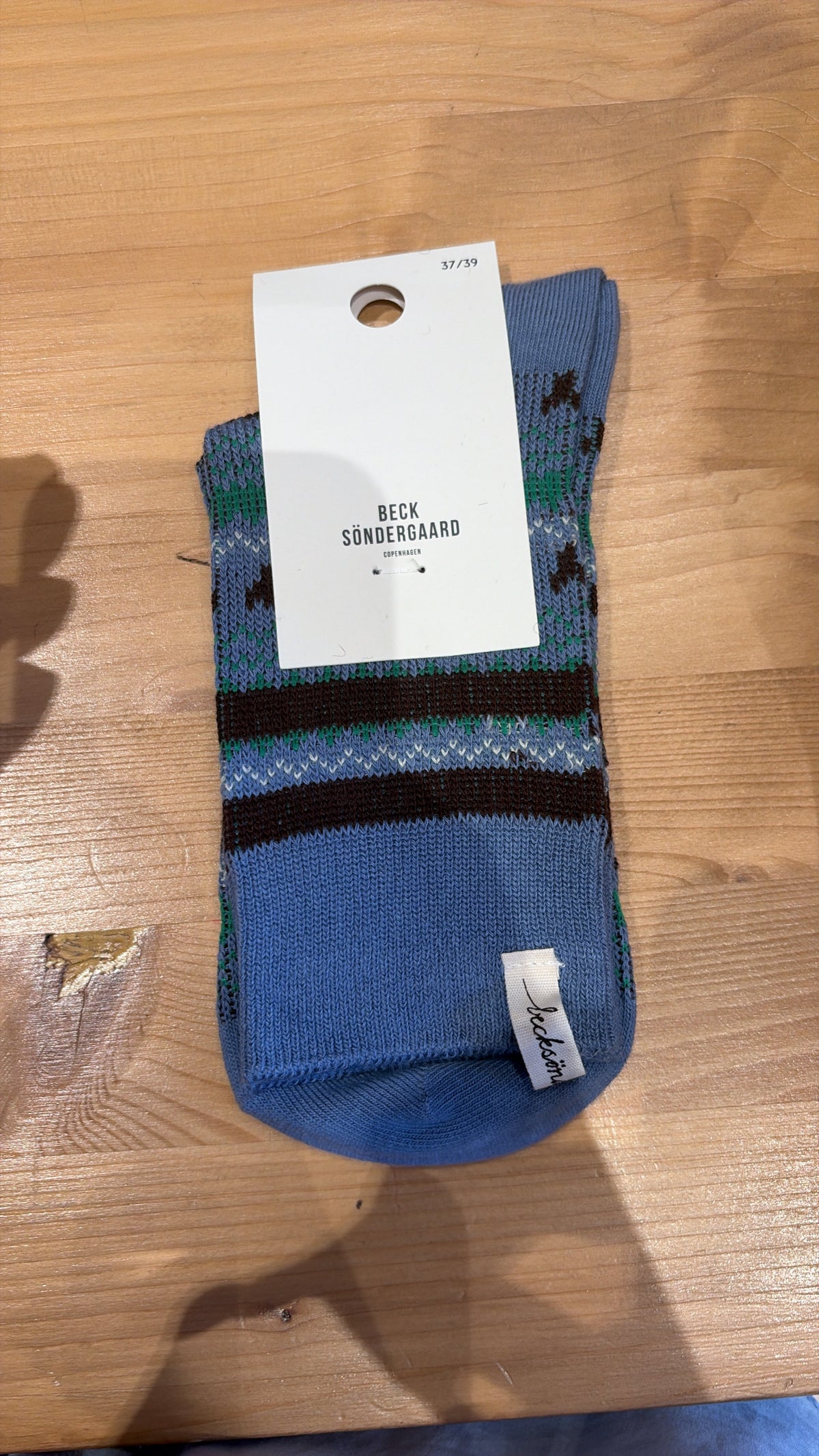Chaussettes mi mollet jacquard Becksondergaard