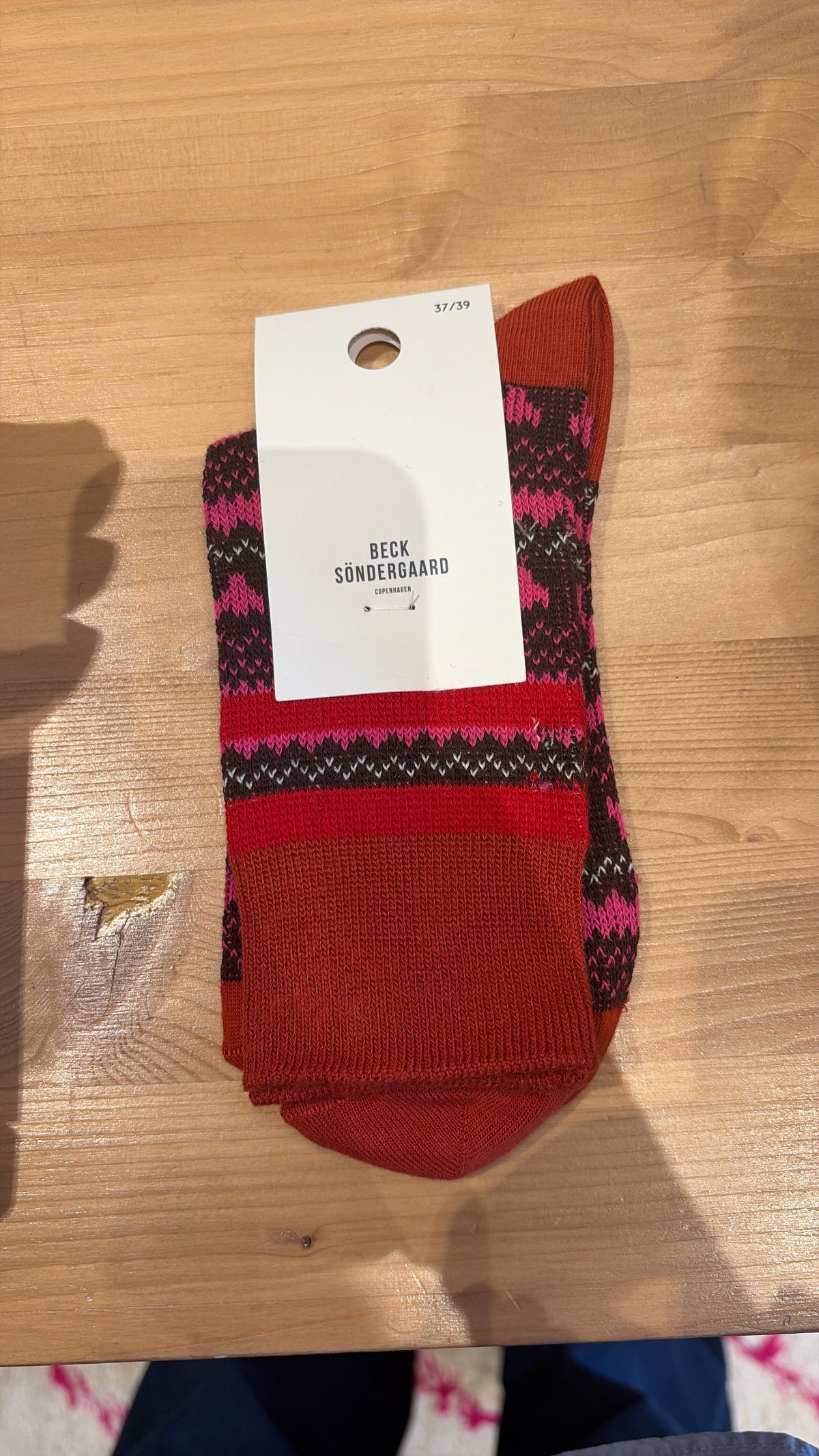 Chaussettes mi mollet jacquard Becksondergaard