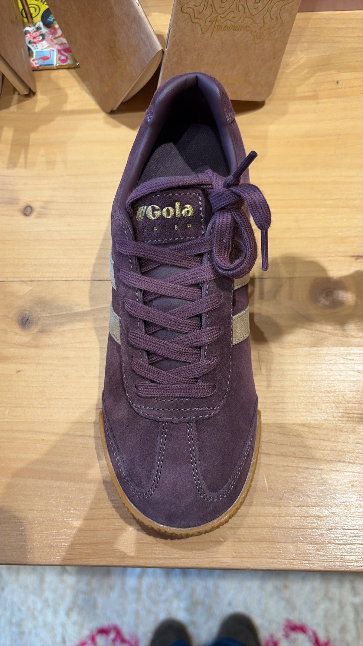 Baskets Gola classics Harrier mirror femme