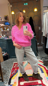 Pull-over néon pink snow Tamara twns the label