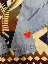 Veste ojos denim Perlas Maison Badigo