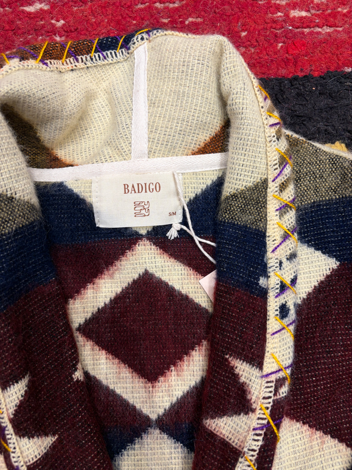 Veste ojos denim Perlas Maison Badigo