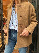 Veste Jean praline Six sœurs